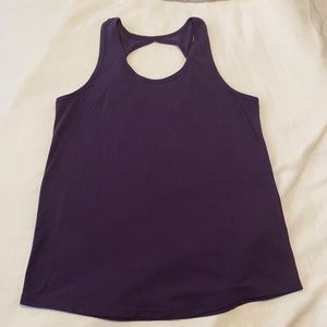 ZYIA twist back work out tank top